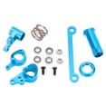 thumbnail image 2 of Ensemble de Direction en Alliage d'Aluminium, Moins de Charge Alliage d'Aluminium Forte Flexibilité Kit de Joint de Direction RC pour LC RACING 1/14 Bleu, Rouge, Couleur, 2 of 8