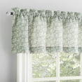 thumbnail image 2 of No. 918 Marist Floral Semi-Sheer Rod Pocket Kitchen Curtains, 54"W X 14"L, 2 of 5