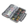 thumbnail image 2 of Clam 9178 Dual Tray Fishing Tackle Jig Box Medium, 2 of 2