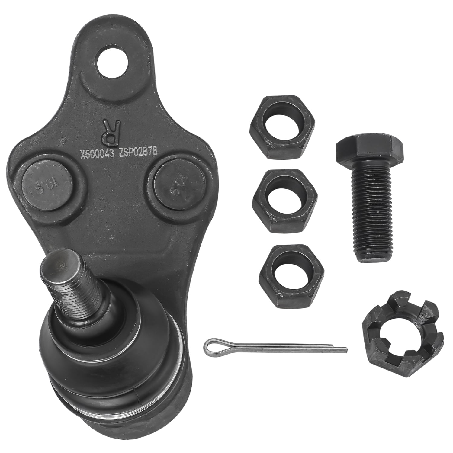 Detroit Axle - Front 2pc Ball Joints for Toyota Camry Avalon Lexus ES300h ES350, 2 Lower Ball Joints Assembly Replacement