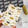 thumbnail image 3 of Graduation Wrapping Paper Sheet - 12 Sheet with 4 Different Classic Design for Boy, Girl, Men, Women - 27.5 x 19.6 inches Per Sheet, 3 of 14