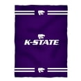 thumbnail image 1 of Kansas State Wildcats KSU K-State Couverture de Jeu Douce Premium Violette 40, 1 of 7