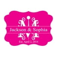thumbnail image 1 of 100 PCS Personalized Wedding Favor Gift Paper Tags Custom Made Hang Tags, 1 of 1