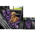 thumbnail image 4 of Pzuqiu Purple Tie Dye Dog Car Seat Cover for Back Seat Hard Bottom Dog Hammock with Adjustable Puppy Bandana Trash Can 3 Piece, 4 of 6