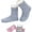 Blue, variant on cosyone1997 Women's Fuzzy Slipper Socks with Grips, Thermal Sherpa Fleece Lined, Winter Warm Cabin Foot Warmers Non-Slip Grippers, Fluffy Cozy  Gifts