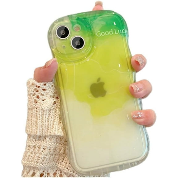 Halo Wave Vapour Bubble Phone Case, Small Fresh Design for Ladies, Drop-Proof and wear-Resistant, for iPhone 15 14 13 12 11 Pro Max XS XR X 7 8 Phone Case (P3,IP X)