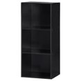thumbnail image 1 of Hodedah HID23 BLACK Bibliothèque à 3 Tablettes - Noir, 1 of 3