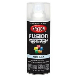 Krylon I00500A07 Krylon Triple-Thick Crystal Clear Glaze Clear High Gloss  12 oz Spray Paint, Multi-Surface, (1 Piece, 1 Pack) 