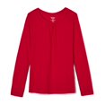 thumbnail image 1 of French Toast T-Shirt à Manches Longues Col Rond pour Filles Tout-Petits, Rouge, 3T, 1 of 2