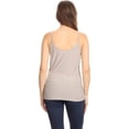 thumbnail image 2 of Anna-Kaci Womens Shimmer Sequins Club Spaghetti Strap Camisole Vest Tank Tops X-Large Silver, 2 of 6