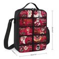 thumbnail image 5 of Hazbin Hotel Lunch Bag, Insulated Lunch Box Large Capacity Reusable Insulated Cooler Lunch Totes Bag for Work Office School Camping Travel Picnic, 5 of 7