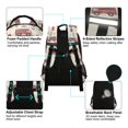 thumbnail image 4 of FORMRS Kids School Backpack Elementary Student Unisex Travel Bookbag with Reflective Stripes, Beige Fire Truck Pattern, 4 of 7