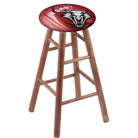 Maple Set Bar Stool Maple Bar Stool in Medium Finish with New Mexico Seat by the Holland Bar Stool Co. ()