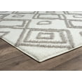 thumbnail image 3 of United Weavers Queensland Kahlil Geometric Shag Runner Rug, Cream, 2'7" X 7'2", 3 of 6