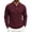 Wine, variant on SUYIDA Mens Long Sleeve Polo Shirts Slim Fit Textured Knit Casual Stretch Pullover for Fall Winter Warm Big And Tall Long Sleeve Polo Shirts