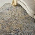 thumbnail image 4 of Nourison Majestic MST01 Blue/Beige/Gray Indoor Area Rug - 5'6 x 8', 4 of 10