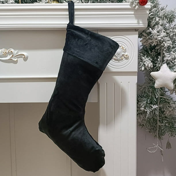 Calcetines navideños de poliéster Chris Tmas, adornos navideños, calcetines navideños suaves para decoración de escenas, accesorios colgantes, medias navideñas, decoraciones de Halloween, decoración d