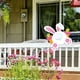 thumbnail image 1 of Easter Yard Plug Outdoor Fence Decorative Ground Plug Peeping Rabbits, 1 of 5