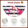 thumbnail image 3 of Haiem Pink Flamingos Pattern Christmas Tree Skirt Merry Christmas Party Christmas Tree Decoration,New Year Decorations-36", 3 of 6