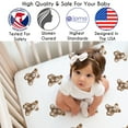 thumbnail image 3 of Sweet Jojo Designs Boho Teddy Bear & Plaid Boy, Girl, Unisex/Gender Neutral Fitted Crib Sheets Set 2 Piece, 3 of 6