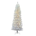 thumbnail image 3 of Vickerman 5.5' White Salem Pencil Pine Artificial Christmas Tree, Unlit, PVC, 3 of 11