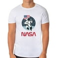 thumbnail image 2 of NASA Men's Retro NASA Letter Logo Thumbs Up Astronaut Crewneck T-Shirt, 2 of 5