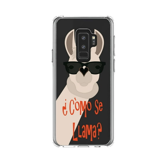 DistinctInk Clear Shockproof Hybrid Case for Samsung Galaxy S9  PLUS (6.2" Screen) - TPU Bumper, Acrylic Back, Tempered Glass Screen Protector - Cómo se Llama?