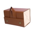 thumbnail image 3 of Estuche para gafas de sol para hombre y mujer, plegable, multifuncional, de PU 4 ranuras, 3 of 9
