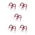 thumbnail image 2 of stanreset 1/2/3/5 2 Pièces Maison Hôtel Polyester Rideau Retenue Salon Drapé Cravate Draperies Décoratif Support Ondulé Corde Rouge 5PCS, 2 of 6