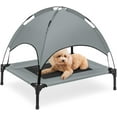 thumbnail image 1 of Baldaquin de Lit Surélevé pour Chien Grand Lit pour Chien Rafraîchissant Portable Lit Imperméable Pieds Antidérapants Lit Extérieur Intérieur, 1 of 8