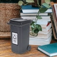thumbnail image 2 of Miangastore Rectangular Desktop Waste Can Grey 1Pcs 5.7x3.9x3.0in, 2 of 8