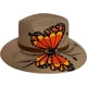 thumbnail image 3 of Sombrero Artesanal Ximxi para Dama de Mariposa Color Beige, 3 of 5