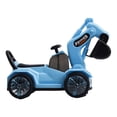 thumbnail image 2 of Excavadora eléctrica para , coches de ingeniería, juguete, excavadora , dibujos animados para bebés, ciencia, educación, regalos, juguete Azul+Excavadora Hugo vehículo tractor, 2 of 7
