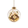 thumbnail image 2 of Liamobondopolis Glowing Christmas Story Ornament, Light Up Mini Scene with Peaceful Doves, Shatterproof Acrylic Hanging Decor, 3.94 Inches, 2 of 8