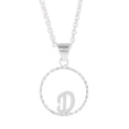 thumbnail image 3 of NOVICA Sterling silver pendant necklace, 'Circled D', 3 of 9