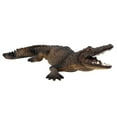 thumbnail image 2 of PETSOLA Realistic Crocodile Figurines Realistic Animals Model Science Educational Toy Cognitive Toy Eduactional Project for Gift Kids Brown, 2 of 10