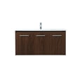 thumbnail image 3 of 40 inch single bathroom vanity in walnut, 3 of 8