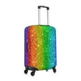 thumbnail image 3 of Haiem Glitter Rainbow Luggage Cover Printed Suitcase Covers for Luggage Elastic Washable Suitcase Protector Fits 18-32 Inch Luggage-Large, 3 of 9