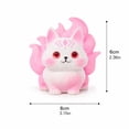 thumbnail image 2 of Nine-Tailed Fox Squishy Hand Squeeze Toy Slow Rising Fidget Stress Ball for Kids Adults Teens Anxiety Relief Decompression Office Desk Decoration Travel Portable, 2 of 4