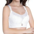 thumbnail image 2 of KDFJPTH Bras Full Coverage Push-Up Yoga Bra Lace White 42E, 2 of 5