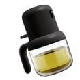 thumbnail image 2 of Botella pulverizadora de aceite de oliva de 180 ml, mango ergonómico, cierre hermético, de plástico, de vidrio, a prueba de polvo, para el hogar y la cocina, color negro., 2 of 14