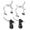 thumbnail image 1 of Kit frenos para bicicleta S SHINE aluminio plata BMX Hing end trapezoidales, 1 of 7