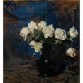 thumbnail image 3 of Leon Wyczółkowski 15x16 Black Modern Framed Museum Art Print Titled - White Roses (1908), 3 of 5