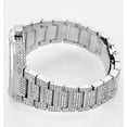 thumbnail image 3 of 40mm Montres Carlo Modern Full Stones Fashion Women Dress Bracelet Watch Luxury (Silver), 3 of 4