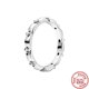 thumbnail image 1 of Anillos de plata de ley 100% 925 auténtica para mujer, corona, corazón, flor, ala, circonita transparente, brillante, Pantaro CZ, joyería de aniversario, 1 of 4