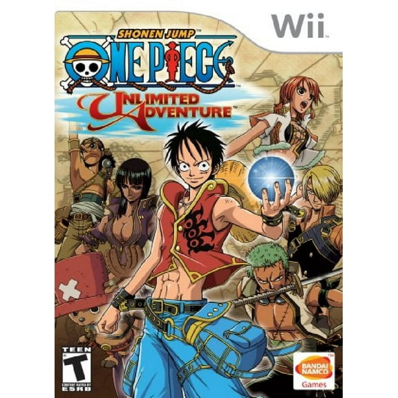 Restored One Piece: Unlimited Adventure (Nintendo Wii, 2008) Fighting Game (Refurbished)