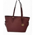 thumbnail image 1 of Michael Kors Bolso Tote Grande con Cremallera y Cordón Gilly Jet Set para Mujer (Color Guinda) 35S1G2GT7L-oxbl, 1 of 5
