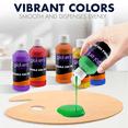 thumbnail image 6 of Glokers 6 Colors Washable Tempera Paints, 8-Ounce Bottles of Bold, Vibrant Non-Toxic Kids Paints, Great for Finger Painting - Made in USA, 6 of 7