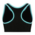 thumbnail image 2 of Alvivi Kids Girls Dance Crop Tank Tops Racer Back Sleeveless Sport Vest Tee Workout Gym Shirt Blue Green 6, 2 of 8