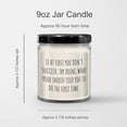 thumbnail image 3 of Funny Sheriff Gifts: 9oz Vanilla Soy Candle for Birthday with Inspirational Quote, 3 of 3